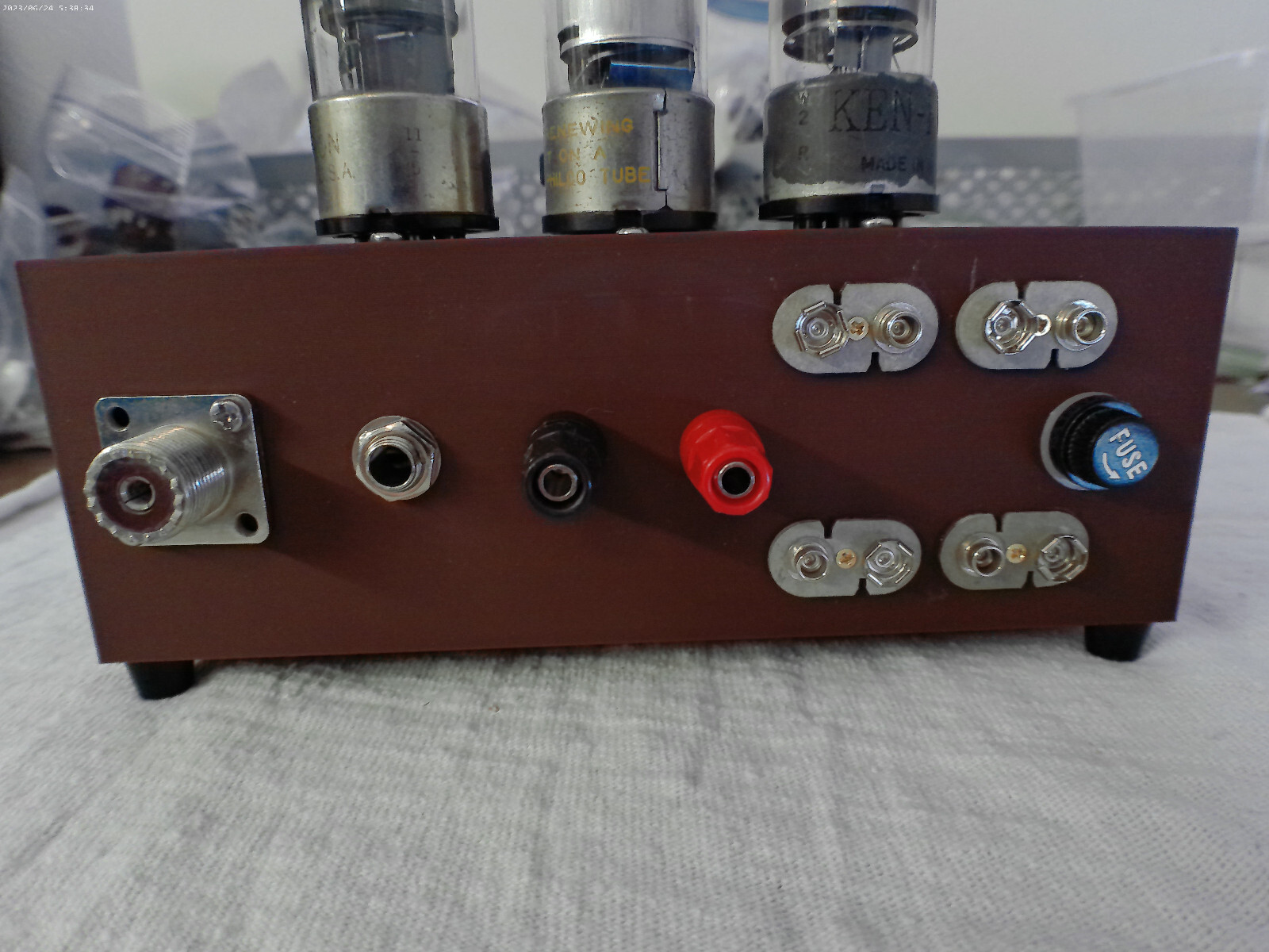 SCHEMATIC ONLY British Mark XV Spy Radio 1943 (AM Band to 13.5 MHZ)