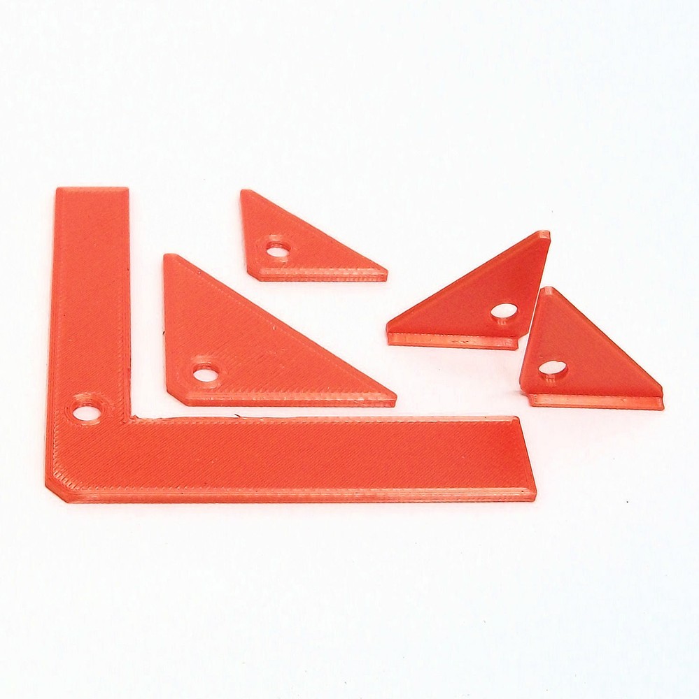 5 pc Mini Hobby Square Triangle Speed Square Tool Set for Small Projects