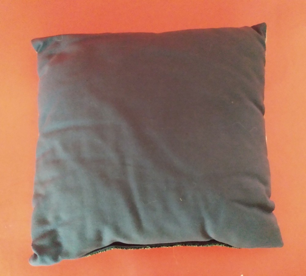 Two Puppies Square Accent Pillow
