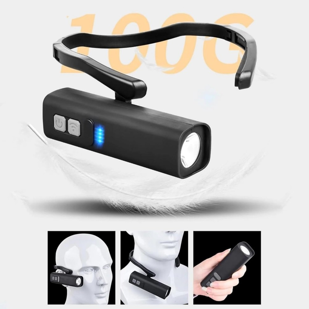 Ear Hook Headlight Rechargeable Motion Sensor for Camping DIY Night Hiking