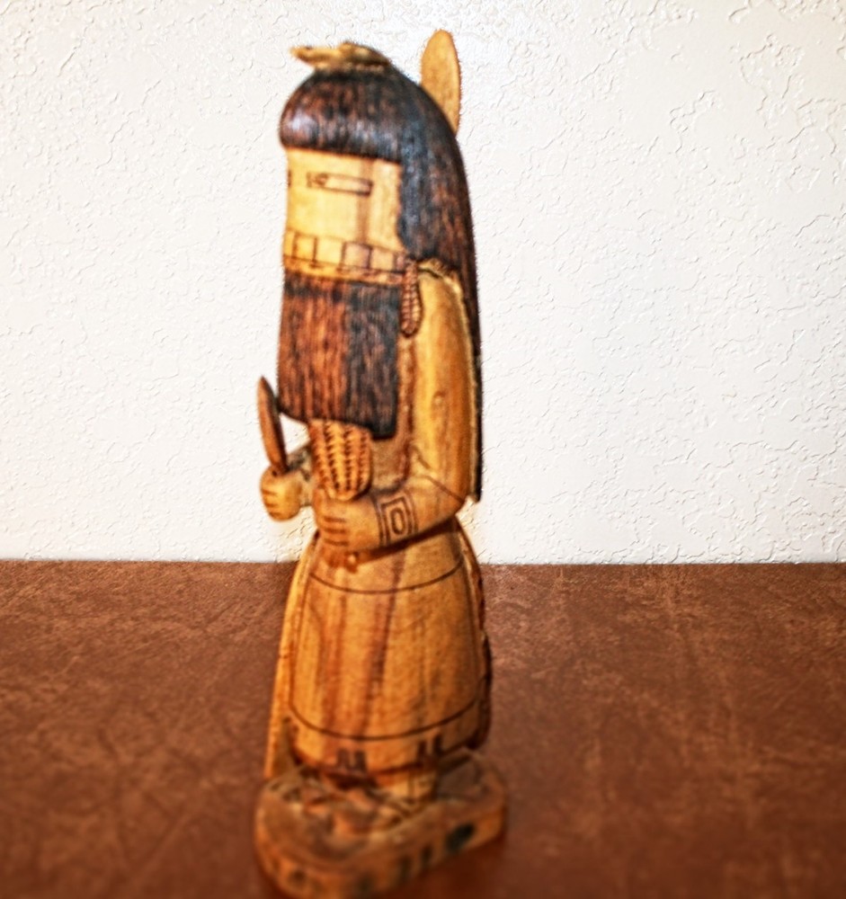Tall Detailed Zuni Kachina by A. Lewis