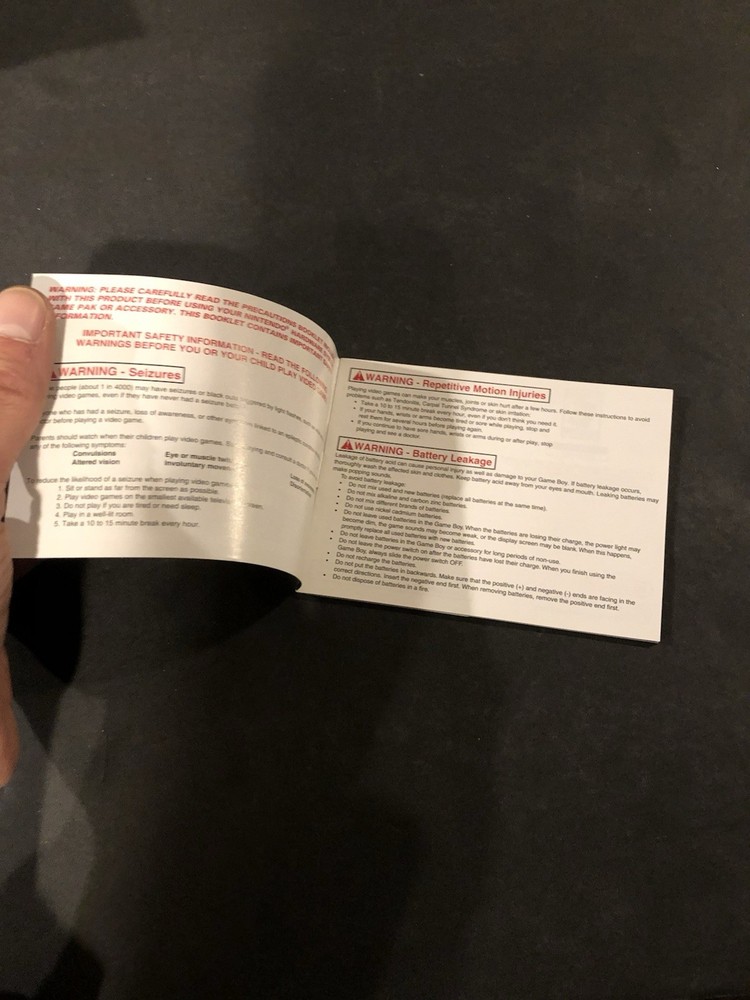 pitfall the lost expedition gba Manual only