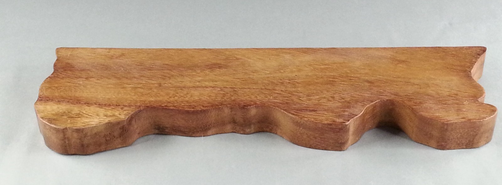 Decorative Floating Sanded Live Edge Wood Shelf Hand Crafted Thailand Wall Mount