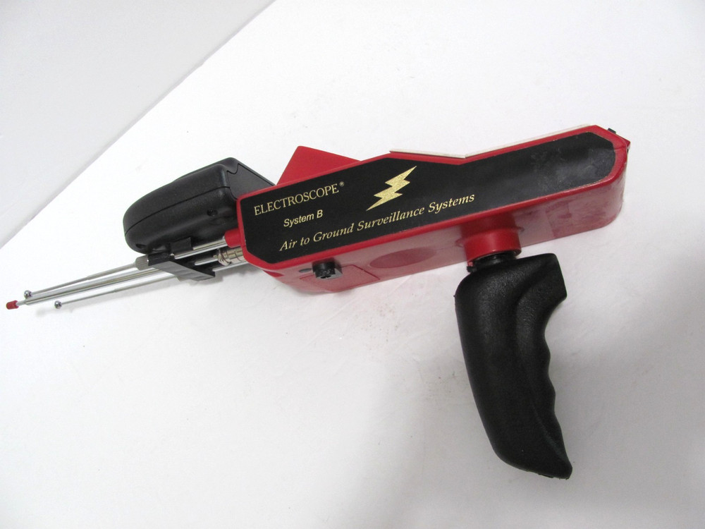 ELECTROSCOPE SYSTEM B LONG RANGE GOLD & SILVER METAL DETECTOR As Is