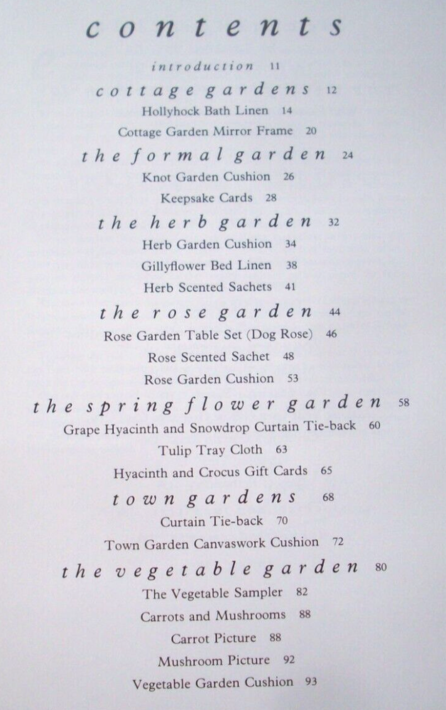 The Needlework Garden creative embroidery patterns instruction inspiration