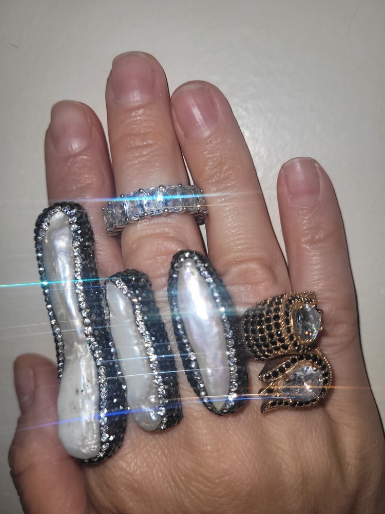 Custom Made Sterling Silver Statement Ring