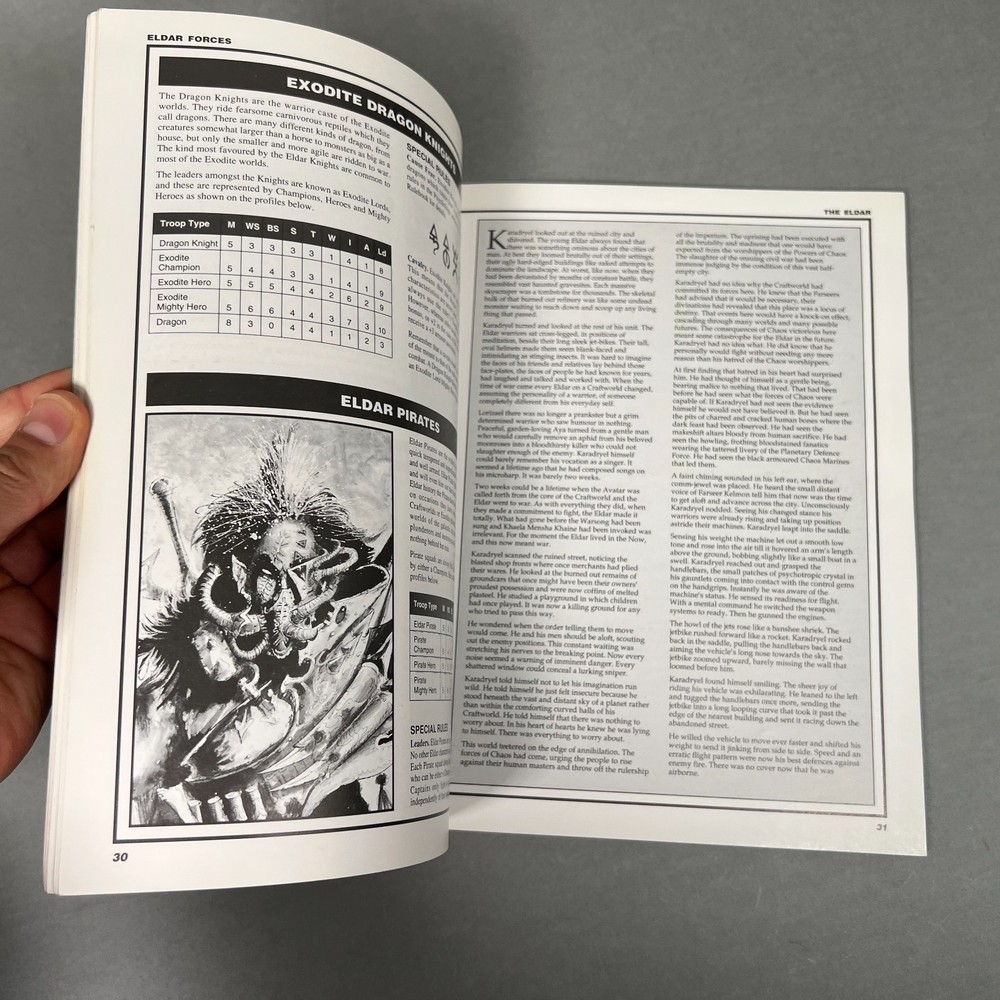 Warhammer 40k Eldar Codex 1994 2nd Edition Vintage OOP Games Workshop 0155 NICE