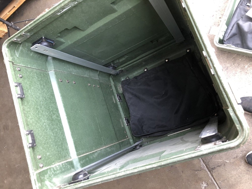 Hardigg Style Rack Mount Case General Dynamics Military Electronics Crate 38.5"