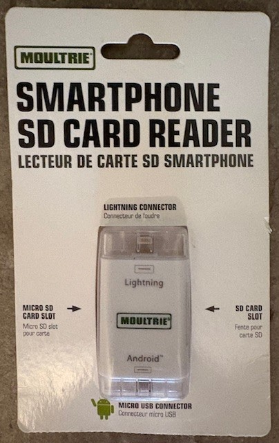 Moultrie Smartphone SD Card Reader - MCA-13193
