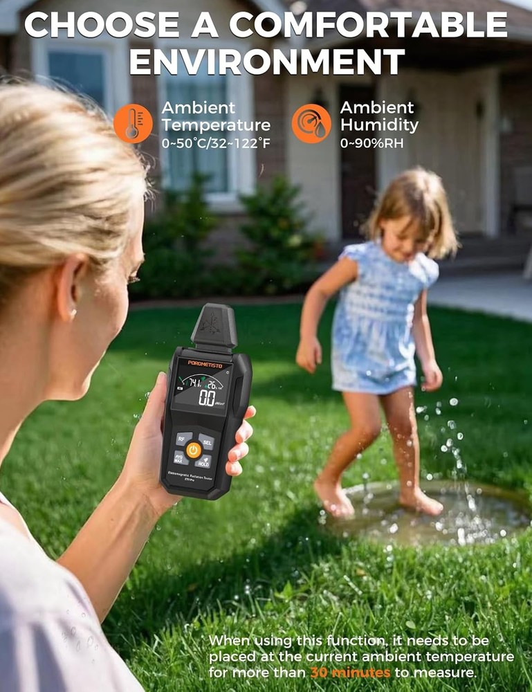 Electromagnetic Field Radiation Detector, ET01Pro Electromagnetic Detector