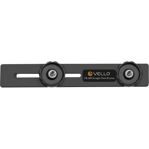 Vello CB-600 Straight Flash Bracket for Camera and Flash