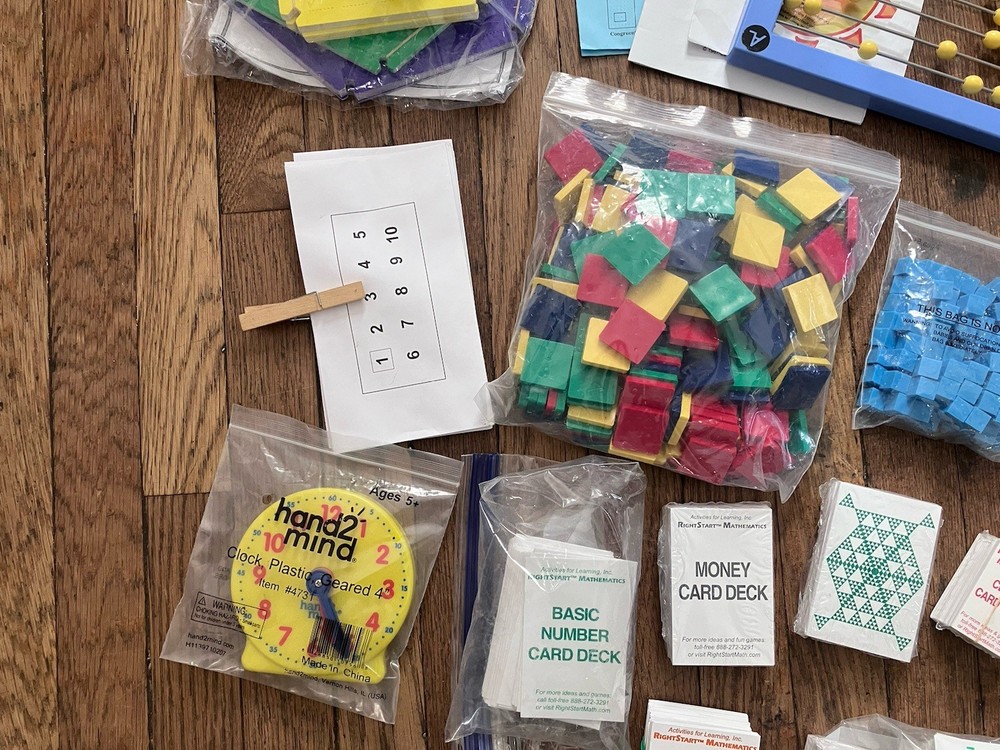 Right Start Math Manipulatives & Games Large Lot