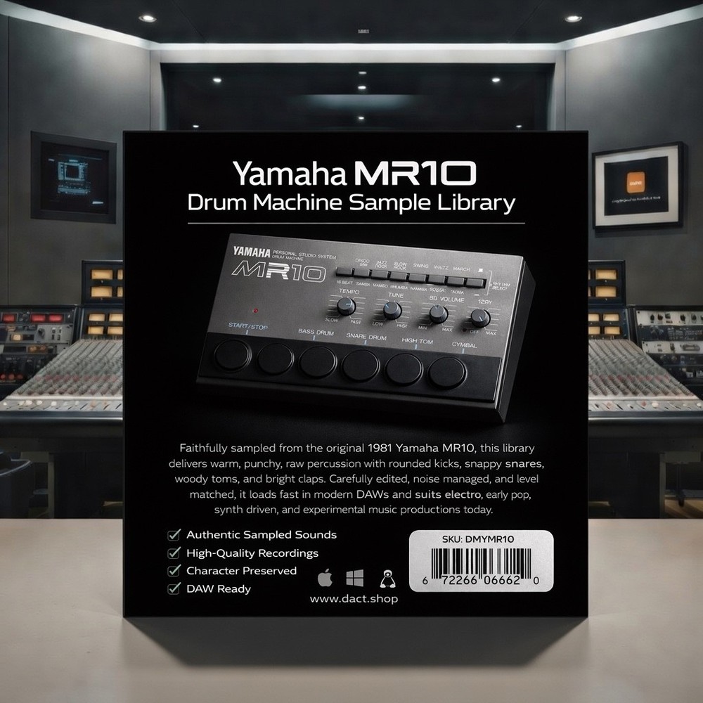 Yamaha MR10 Drum Machine Sample Library