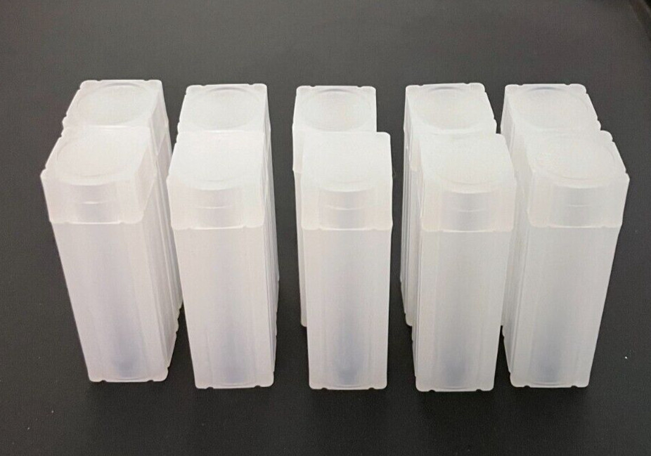 NEW 10 Numis Square Dimes Coin Tubes