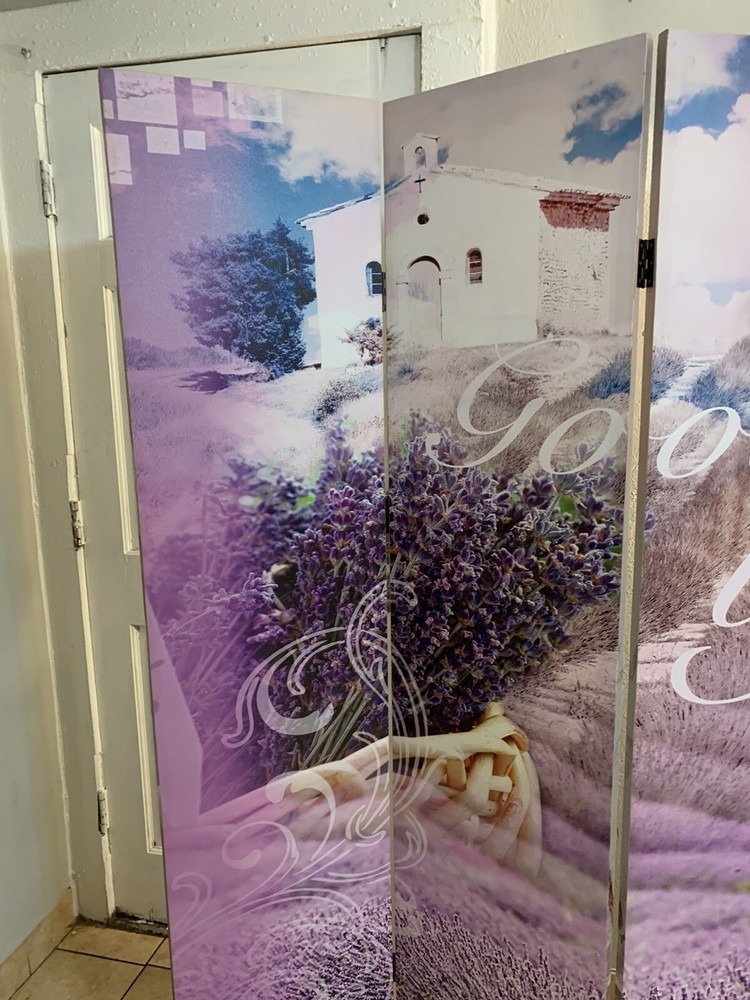 Large 4 Panel Canvas Madeley Monroe ￼Room Divider Screen