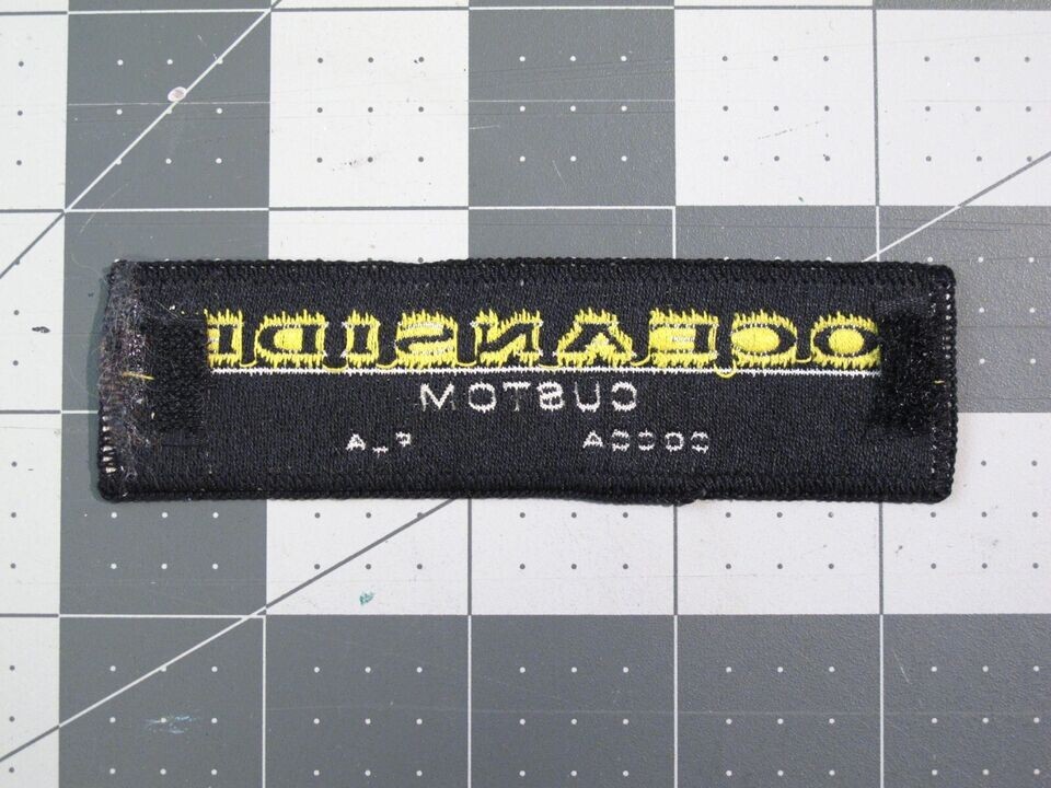 vtg Surfing ephemera - patch Oceanside Custom Cocoa FL