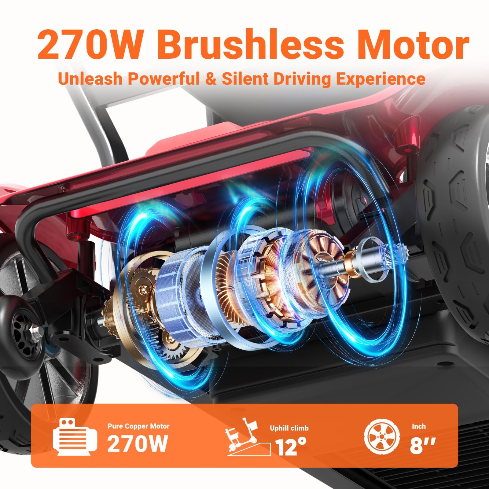 39LBS Foldable 4-Wheel Mobility Scooter for Seniors-All Terrain,Airline Approved