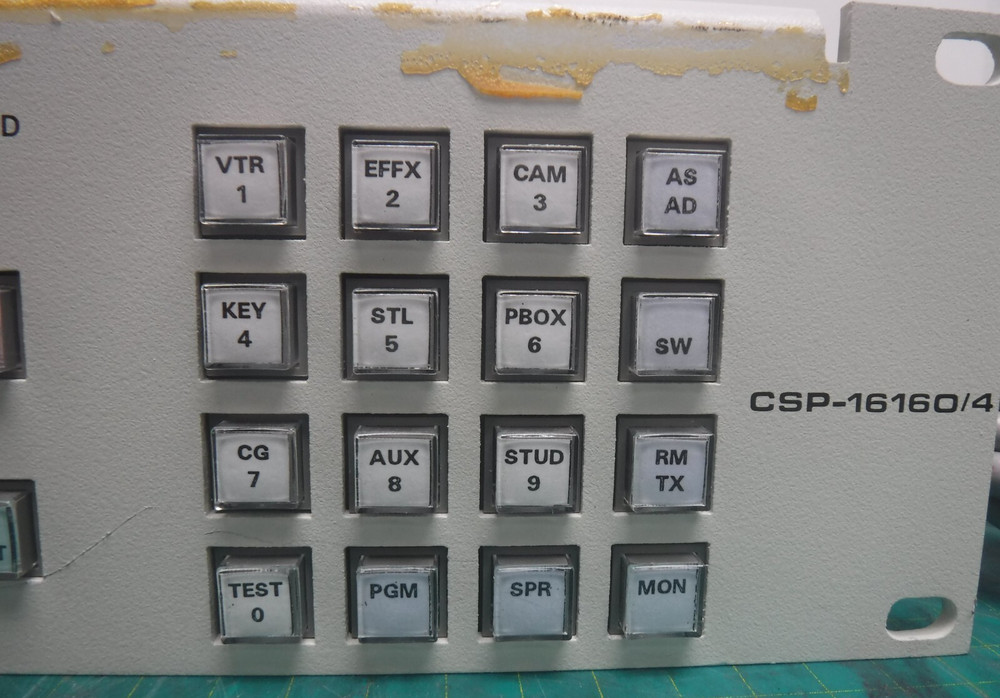 Utah Scientific CSP-16160/4 Control Panel