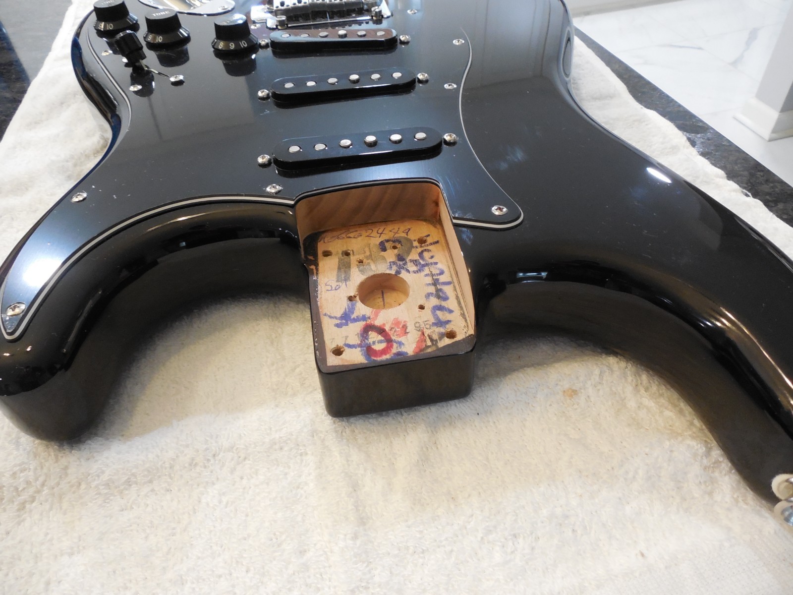 Fender Stratocaster Loaded Body Mint Upgraded