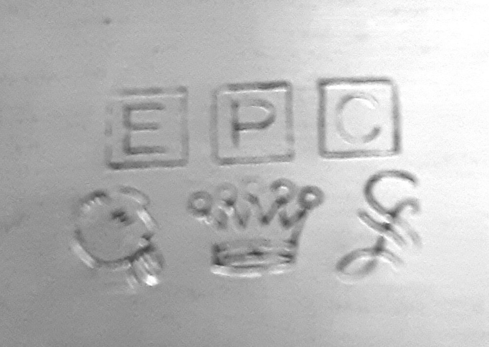 Sheffield Silver Co. EPC Electro Plate Copper Serving Tray 13" Long