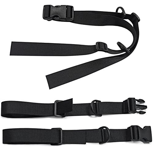 Tenalleys 2 Pieces Backpack Chest Strap Adjustable Chest Harness Backpack