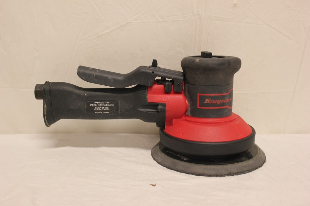 Snap-on PSDF4600 6" Dual-Function Sander (Red) Random Orbit  & Rotary Disc C2