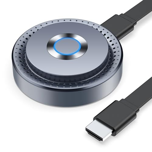Wireless HDMI Display Dongle Adapter, Wireless Transmitter, Streaming Grey