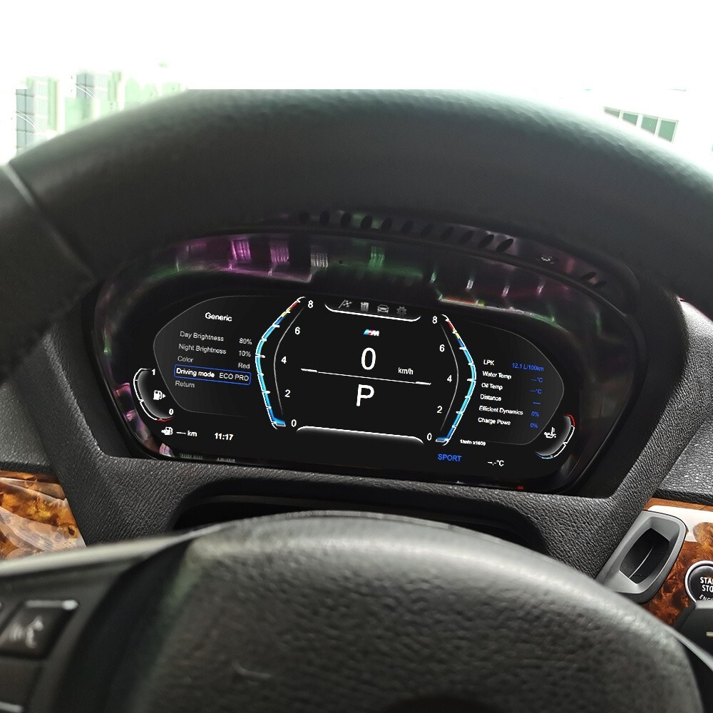 12.3''DigitaI Instrument Cluster For BMW 5 Series E60 E61 E63 E64 M5 Speedometer