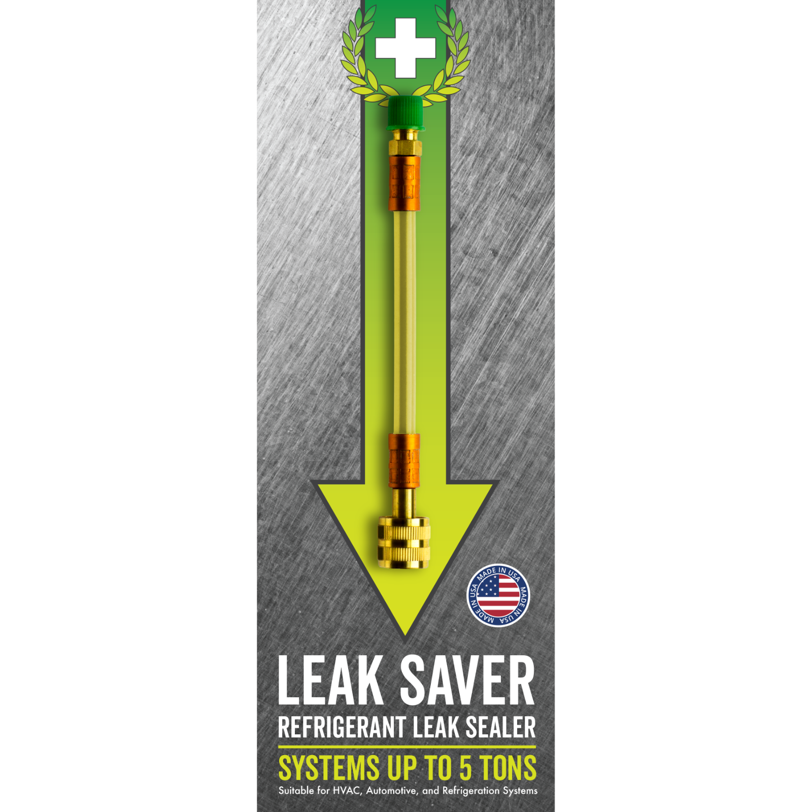 Leak Saver Direct Inject Refrigerant Leak Sealer 3 Pack HVAC & Automotive