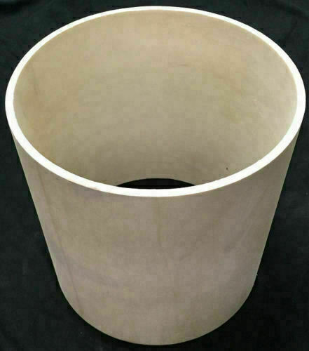 12" RAW WOOD DRUM SHELL W/ BEARING EDGES - 9" DEEP