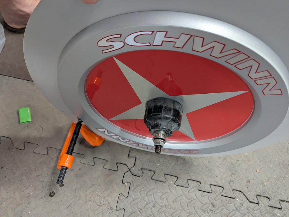 Schwinn AC Performance Plus Carbon Blue Flywheel & Bottom Bracket
