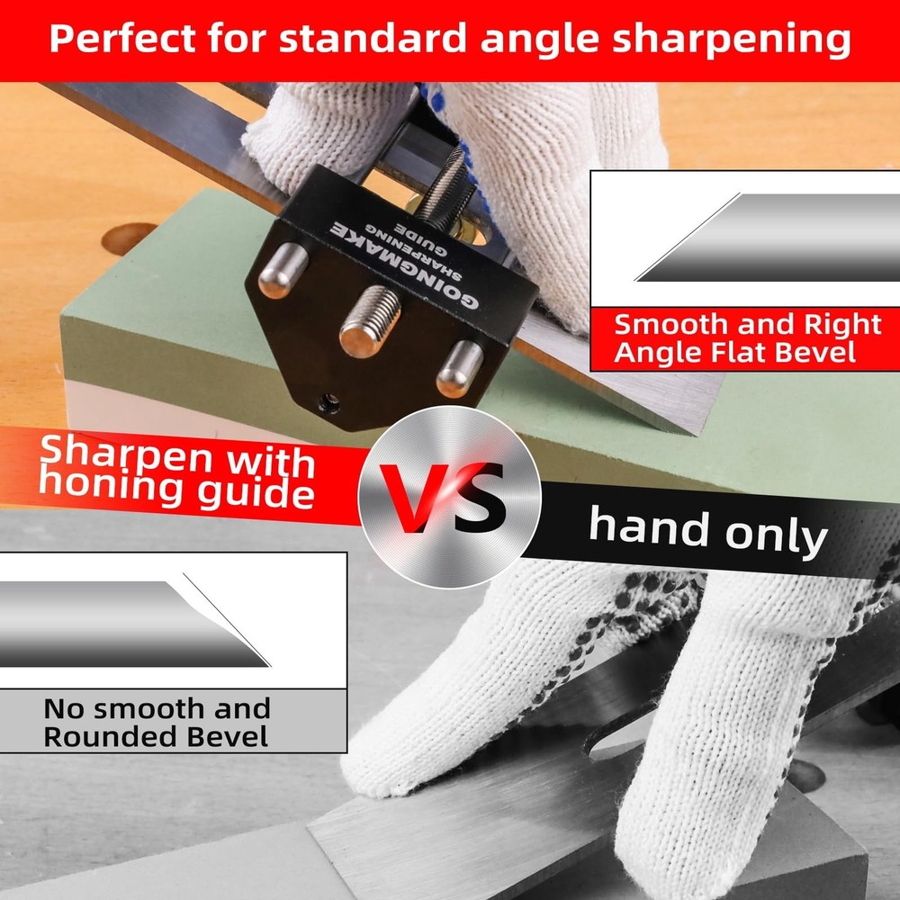 Honing Guide System Chisel Sharpening Kit for Woodworking Chisels and Planes ...