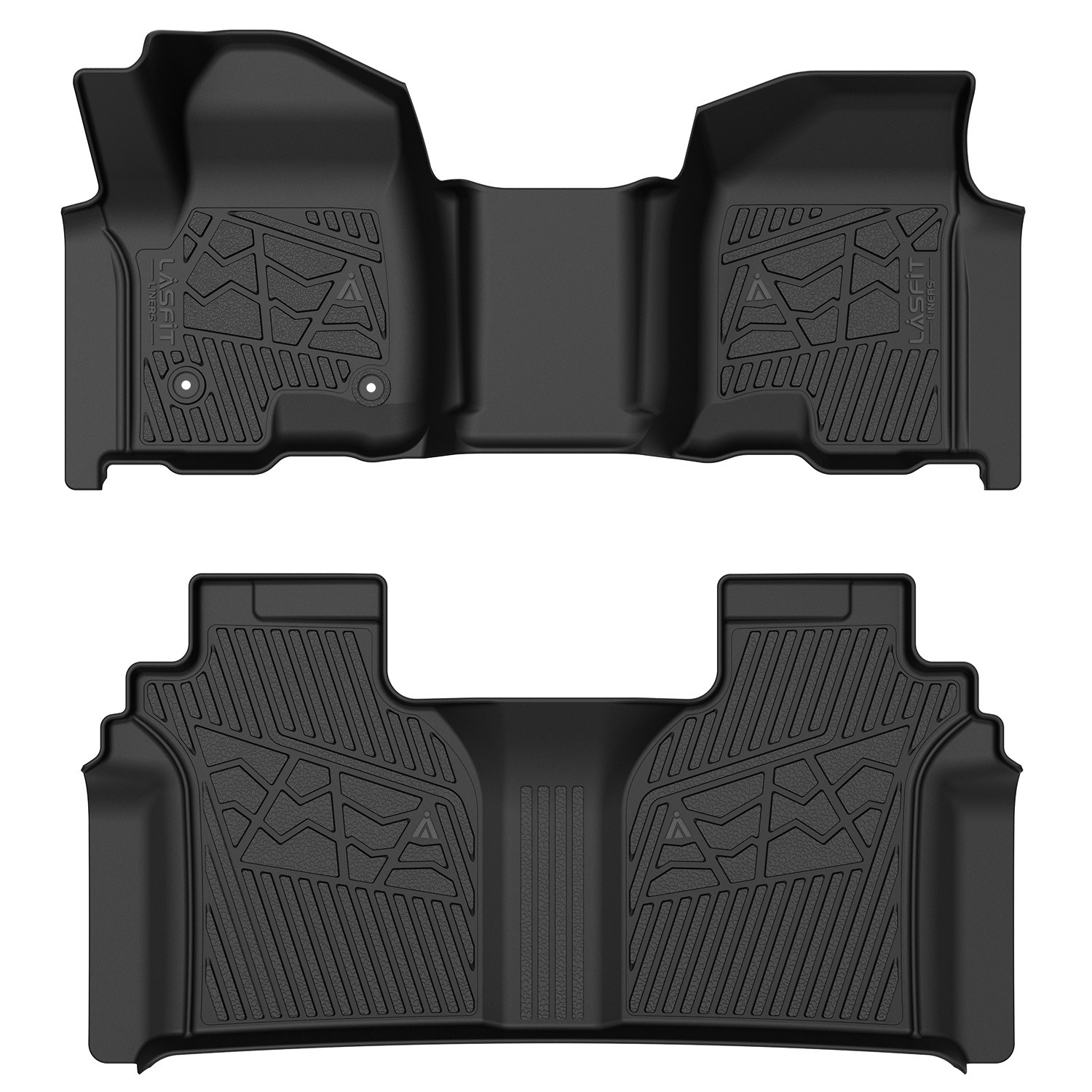 Floor Mats for Chevrolet Silverado 1500 / GMC Sierra 1500 2019-2025 Crew Cab