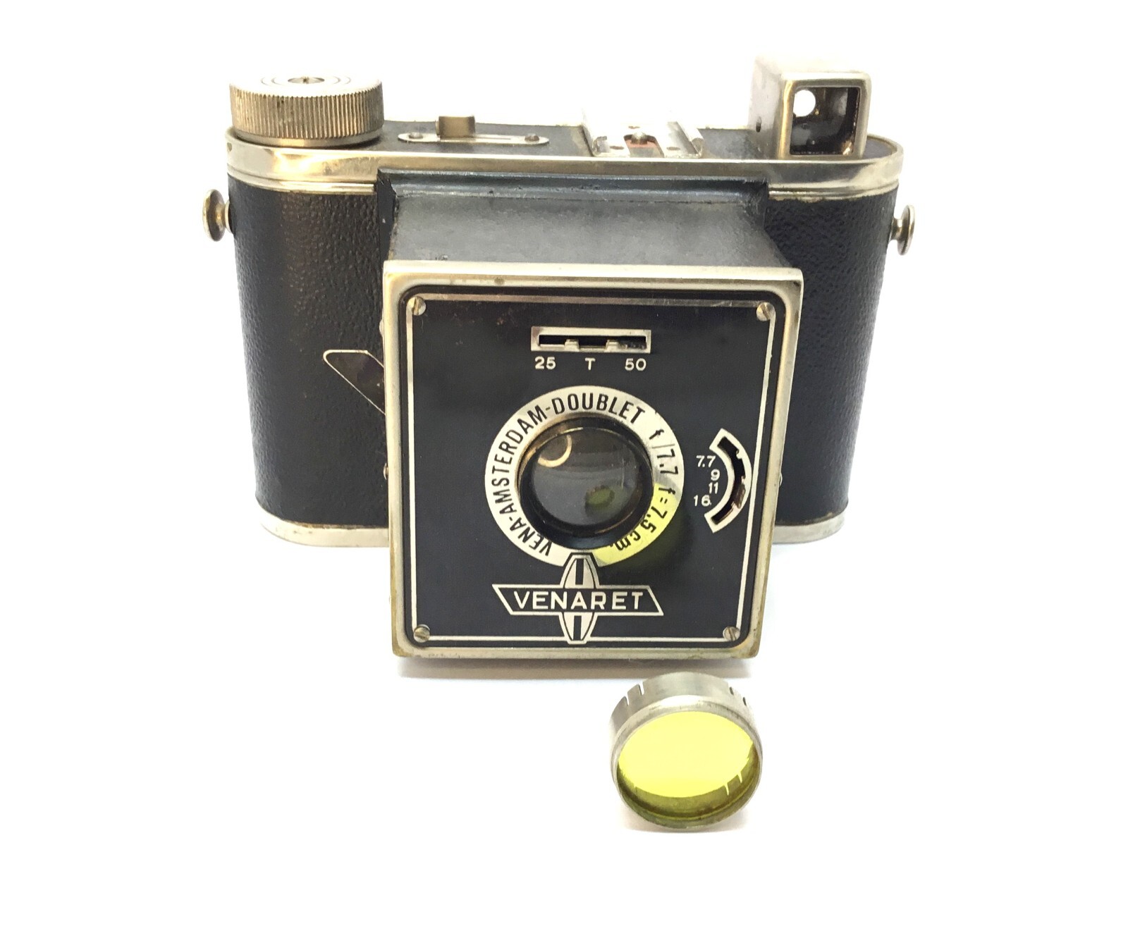 RARE Dutch VENA AMSTERDAM  Model VENARET 120 Film 1940s Camera + Filter & Film