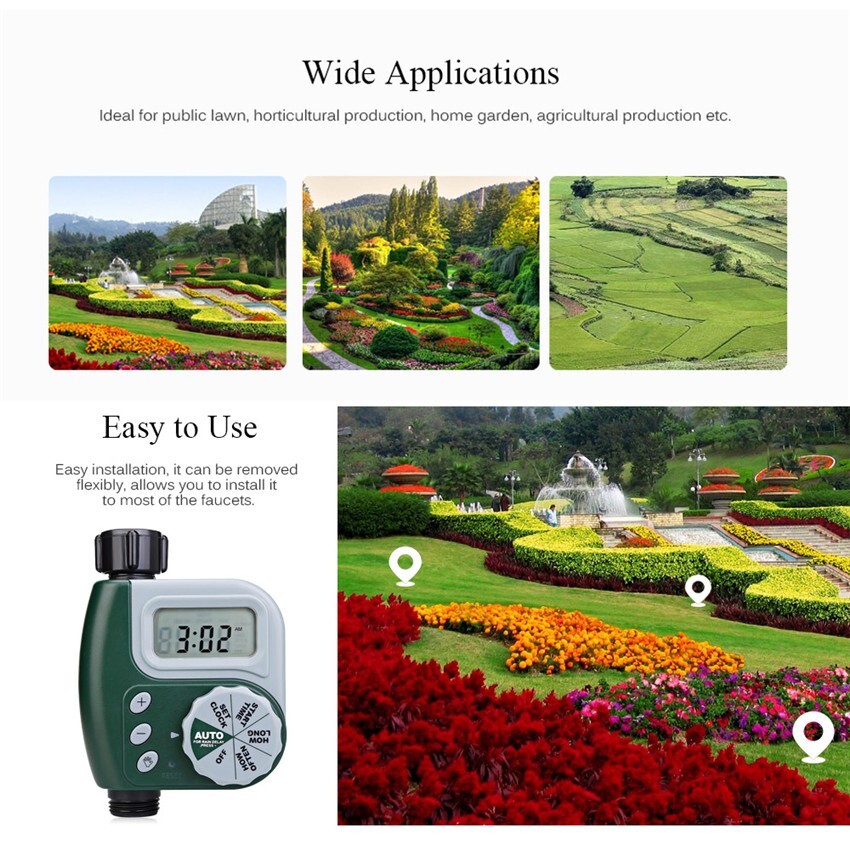 Garden Hose Timer Automatic Electronic Sprinkler Timer for Home Garden