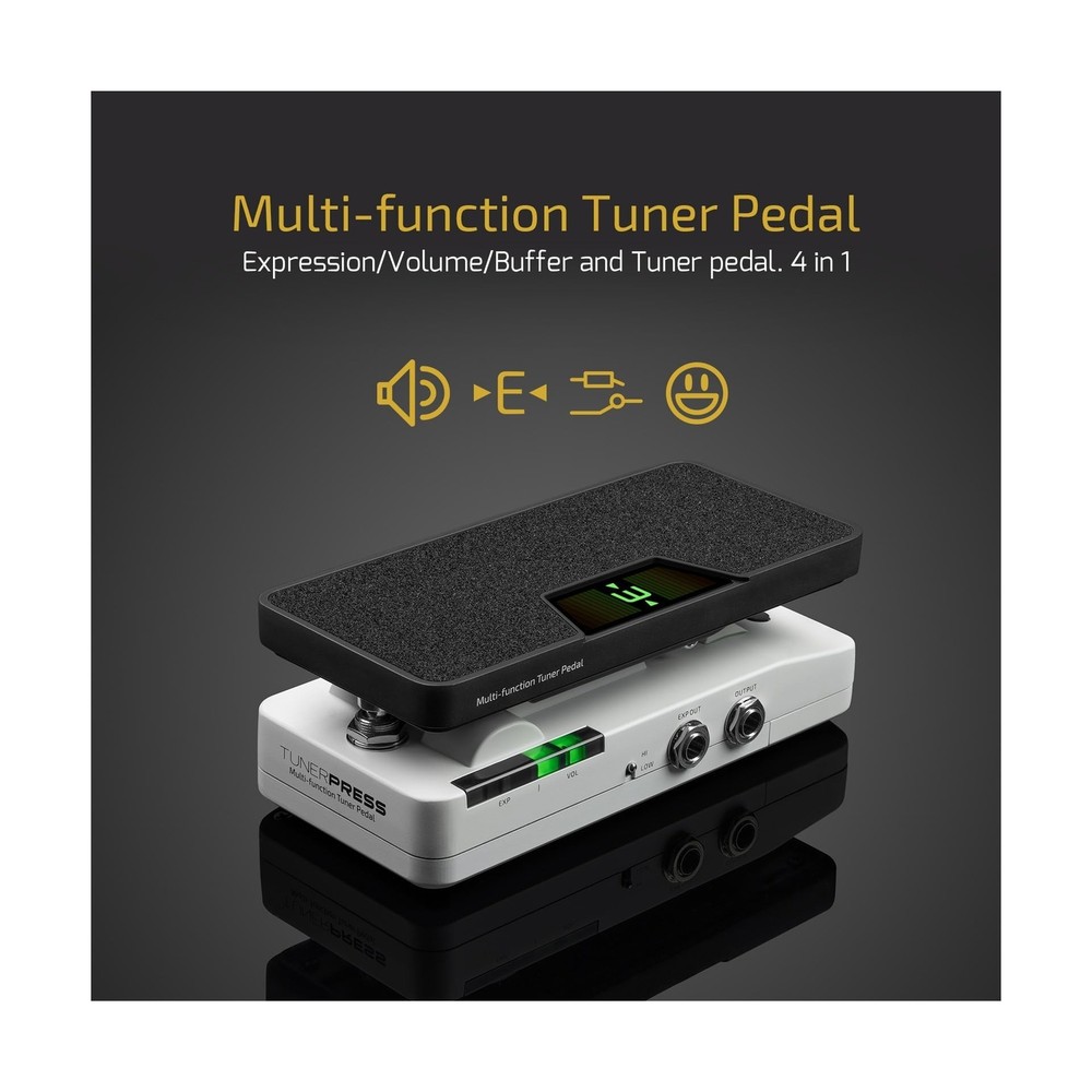 HOTONE Multi-function 4 in 1 Switchable Volume & Expression Pedal with Buffer...