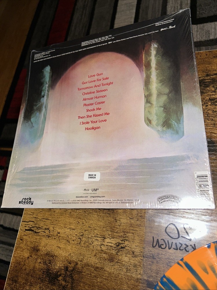 Kiss -Love Gun(1977) [Tangerine/Aqua Splatter LP Record, 2020 RE) Ace Frehley