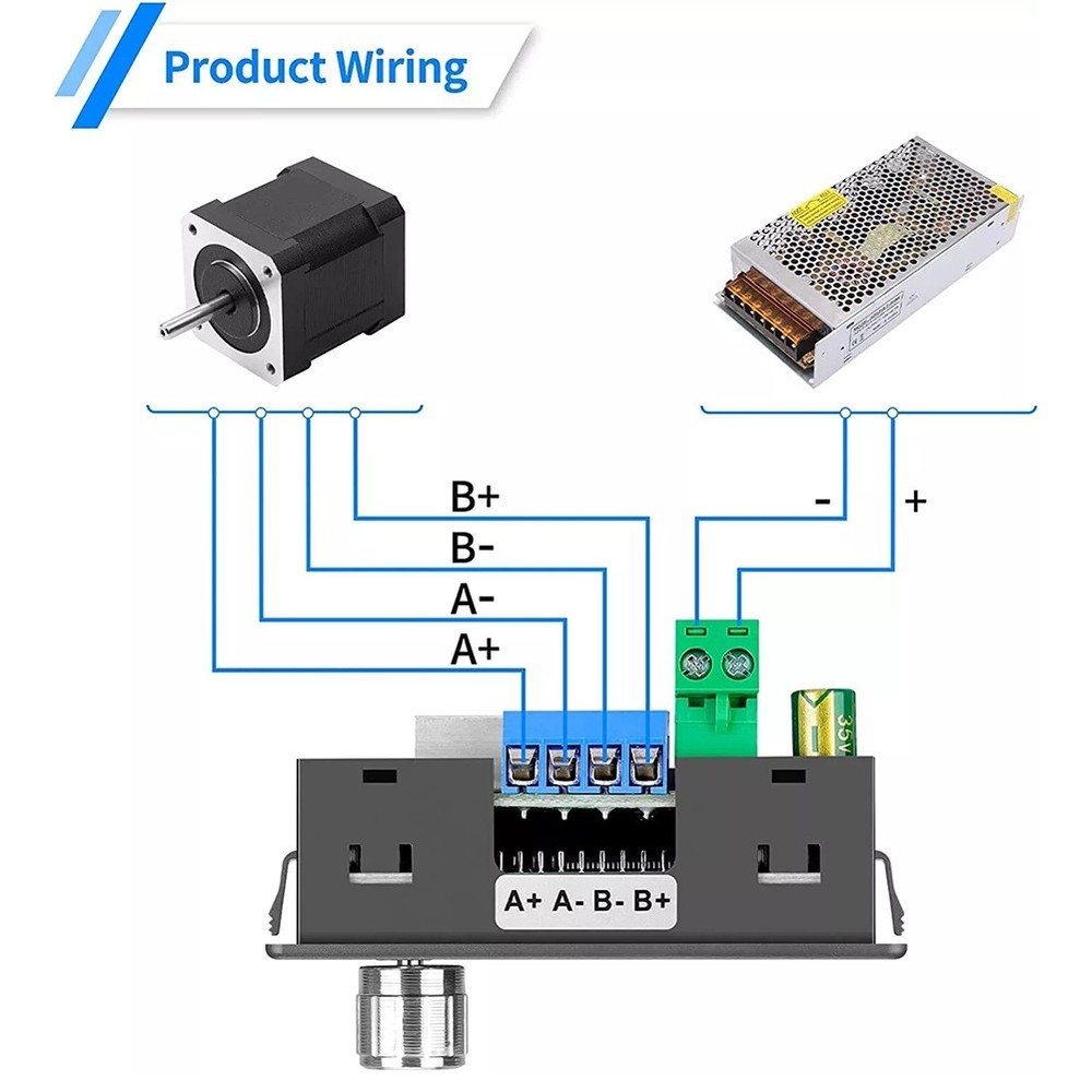 Stepper Motor Driver Module 4A Reverse Pulse Speed Control for Industrial