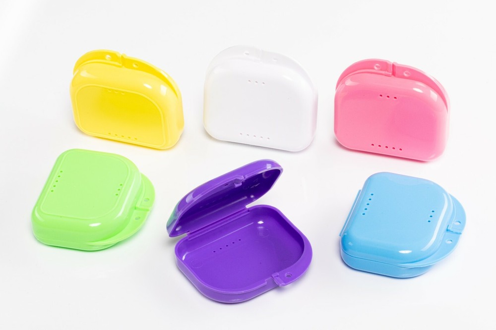 36 Sealed Assorted Dental Retainer Denture Case, Mouthguard Containers (3 Boxes)