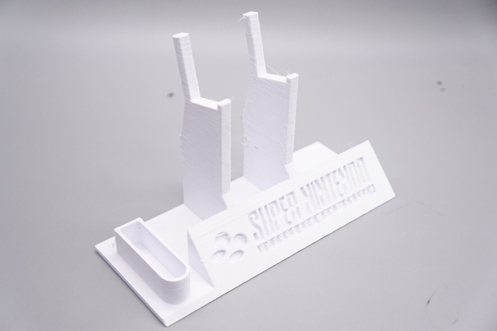 Controller Holder Display for SNES Super Nintendo Controllers *White*