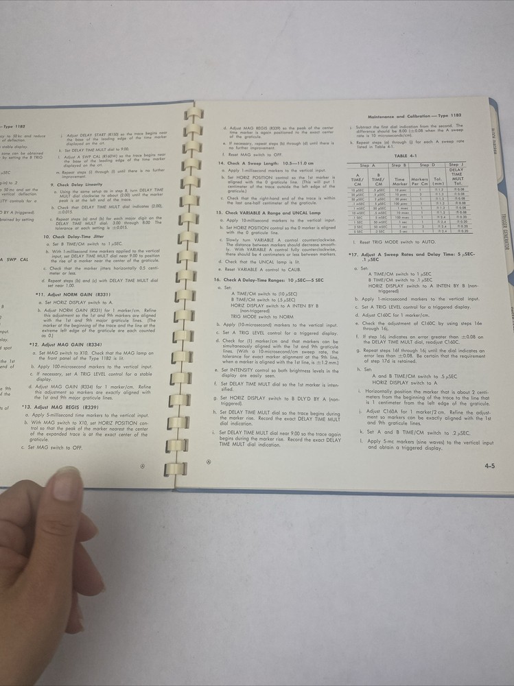 Tektronix Instruction Manual Type 11B2 Time Base