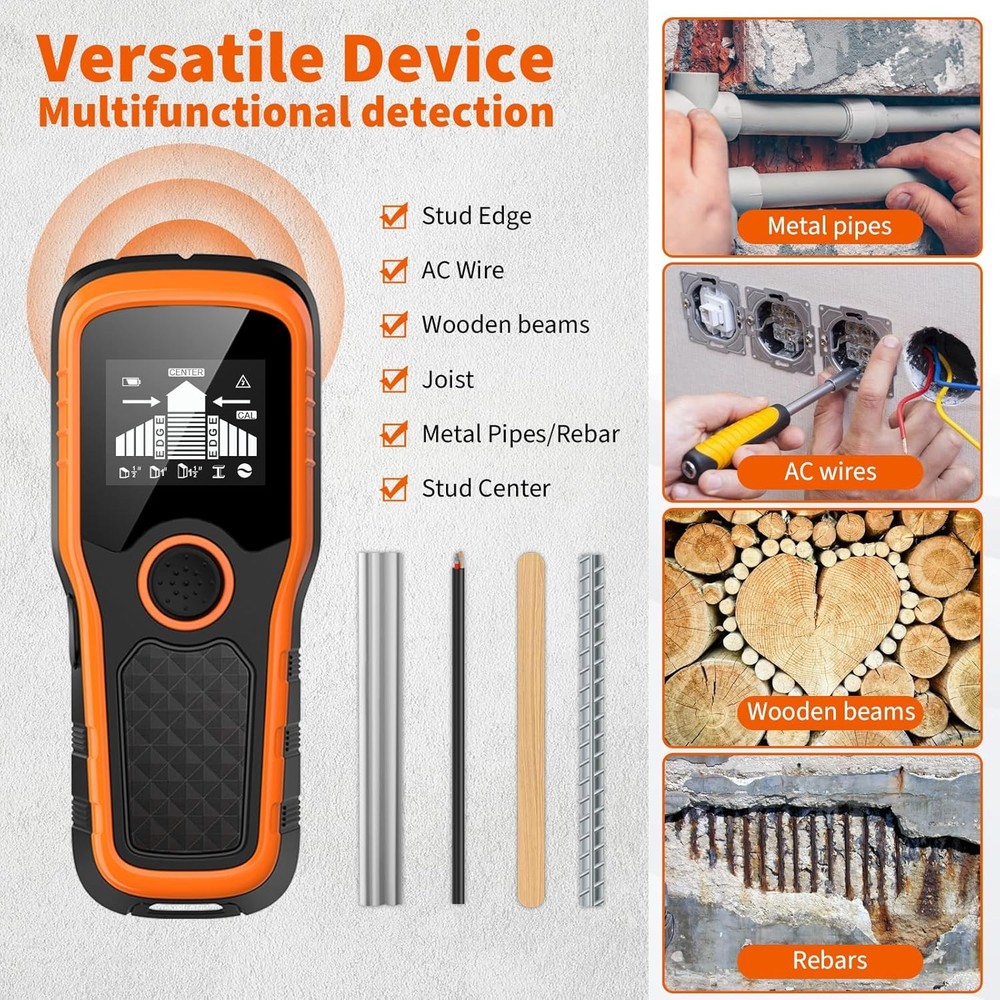 Wall Detector Five-in-One Detector with Enhanced Smart Chip