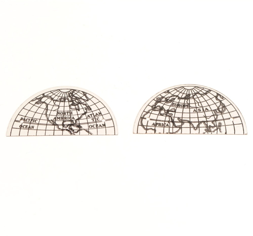 Globe Decorations for Clock Dial 2-1/4 inches tall - RC2155
