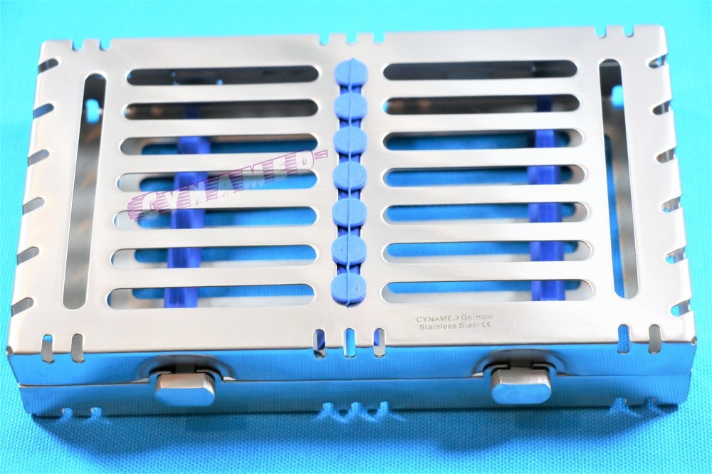 STERILIZATION CASSETTE FOR 7 INSTRUMENTS DENTAL STERILIZATION GERMAN PREMIUM