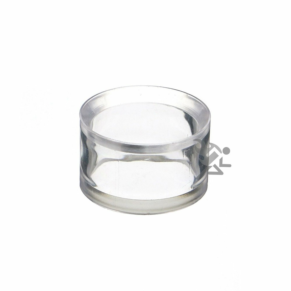 Clear Round 1-1/4" Beveled Ring Display Stands for Golf Balls, 50 Pack
