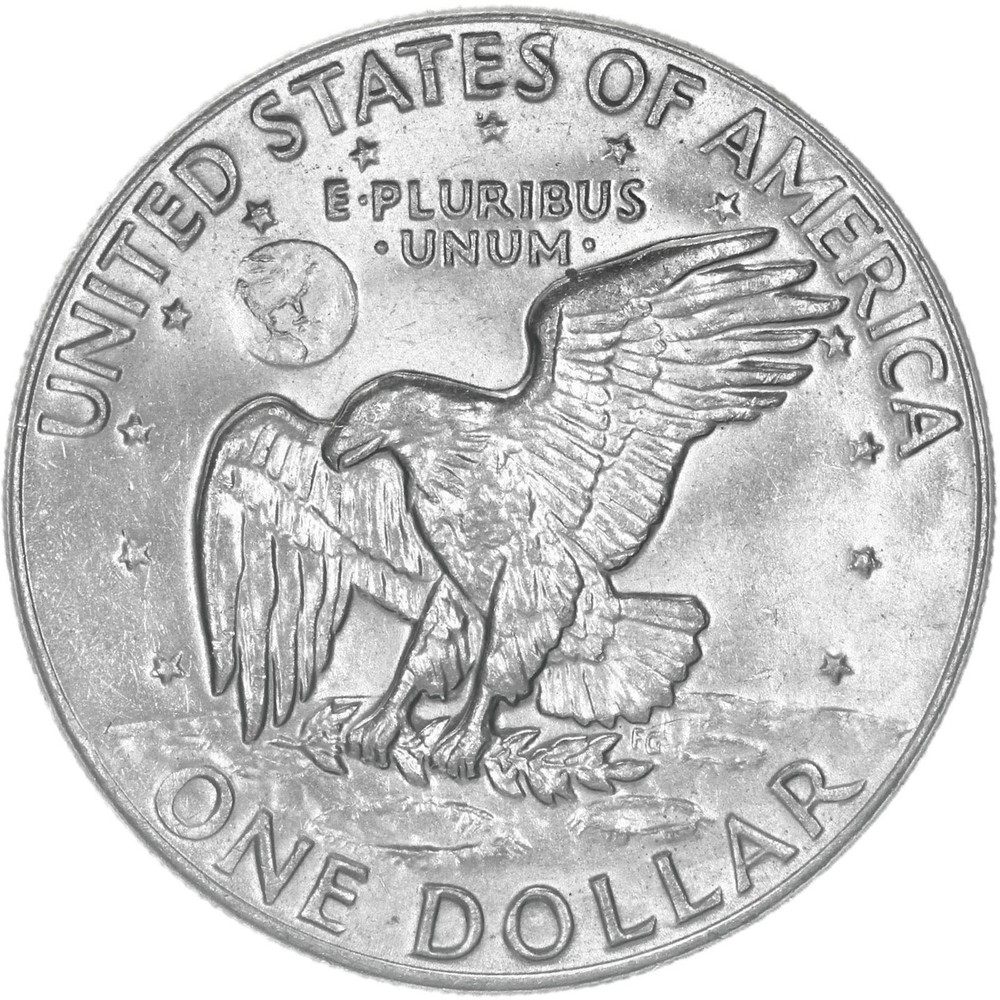 1977 D Eisenhower Dollar AU Ike