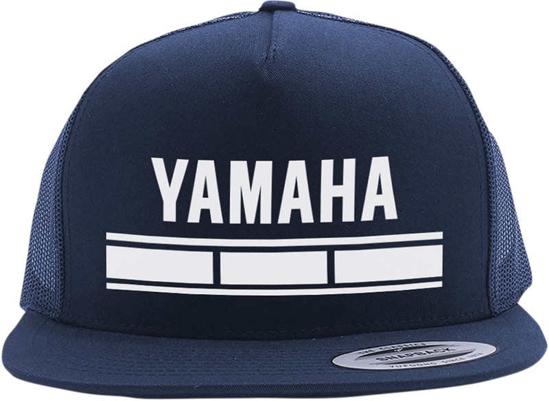 FX Yamaha Legend Snapback Mesh Hat Navy Blue 22-86202