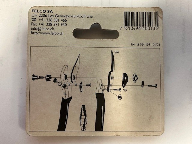 Felco Part # 9/4 Replacement Anvil