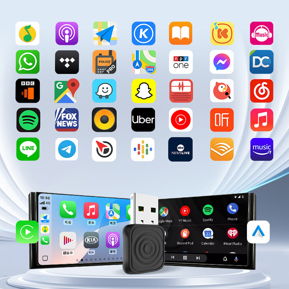 CarlinKit 5.0 MINI Ultra Wireless CarPlay Android Auto Adapter Auto Connection8B
