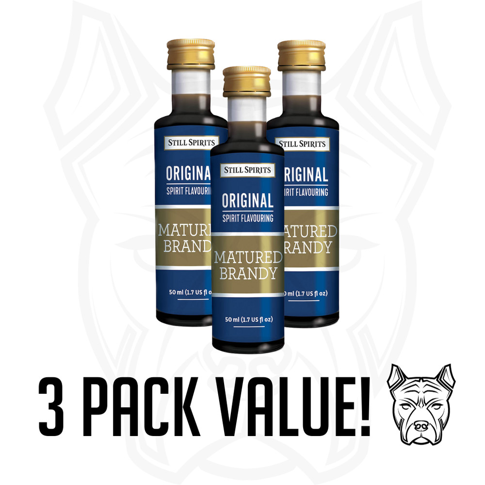 Still Spirits Original Matured Brandy Spirit Essence - 3 Pack Value Free Ship!